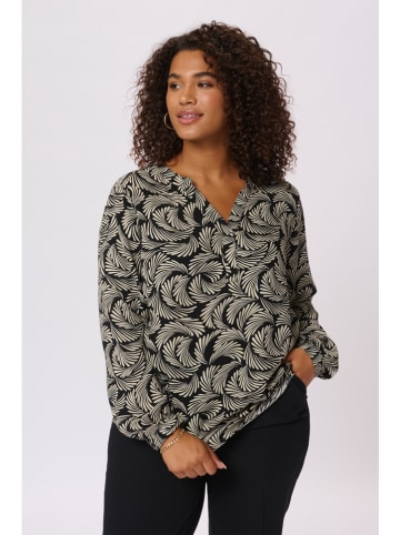 Kaffe Blouse zwart/beige