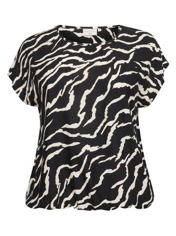 Kaffe Bluse in Schwarz/ Weiß