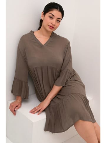 Kaffe Kleid "Mariana" in Braun