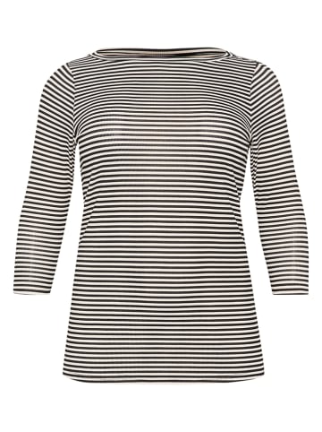 Kaffe Longsleeve  zwart/wit