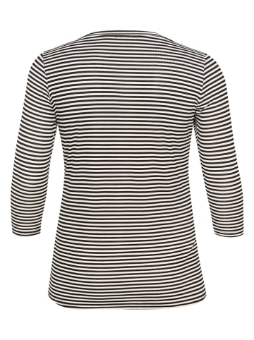 Kaffe Longsleeve  zwart/wit