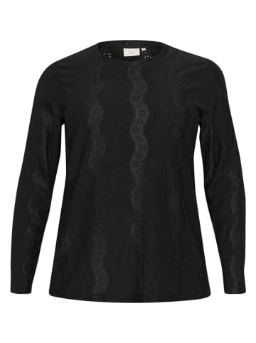 Kaffe Longsleeve in Schwarz