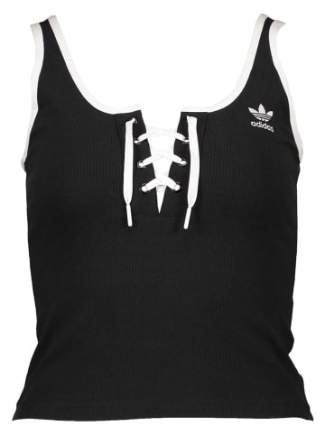 adidas Top in Schwarz