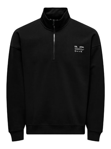 ONLY & SONS Sweatshirt in Schwarz