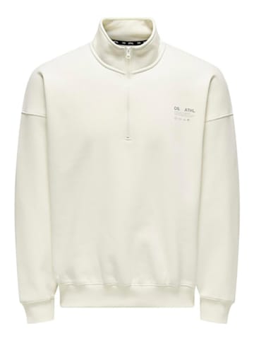 ONLY & SONS Sweatshirt in Creme