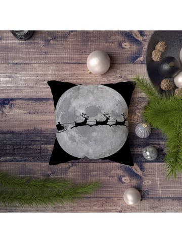 Colourful Cotton Poduszka w kolorze czarno-szarym