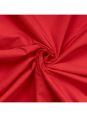 Colourful Cotton Prześcieradło renforcè w kolorze czerwonym z gumką