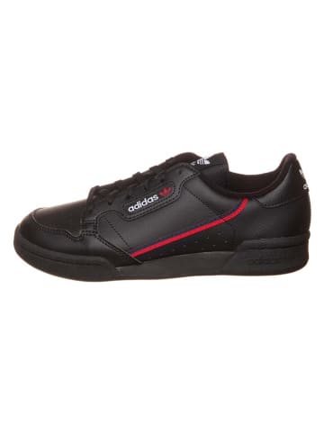 adidas Leder-Sneakers "Continental 80 J" in Schwarz