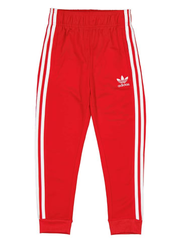 adidas Spodnie dresowe w kolorze czerwonym