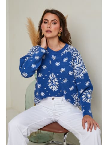 So Cachemire Trui "Adony" blauw