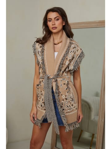 So Cachemire Poncho "Albertirsa" in Beige