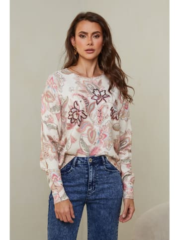 Joséfine Pullover "Babola" in Creme/ Rosa