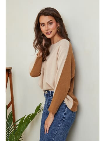 Joséfine Pullover "Dorog" in Hellbraun/ Beige