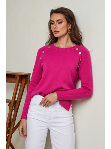 Joséfine Pullover "God" in Pink