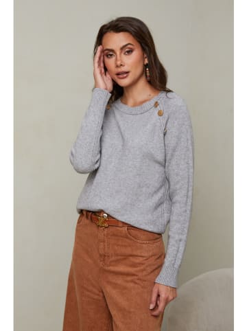 Joséfine Pullover "God" in Grau