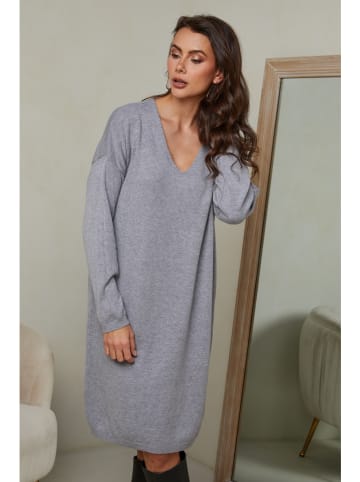 So Cachemire Strickkleid "Ibrany" in Grau