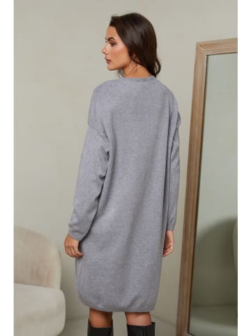So Cachemire Strickkleid "Ibrany" in Grau