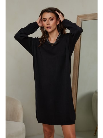 Joséfine Sukienka dzianinowa "Ibrany" w kolorze czarnym