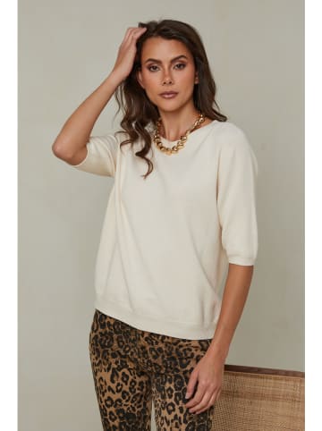 So Cachemire Pullover "Kalocsa" in Creme