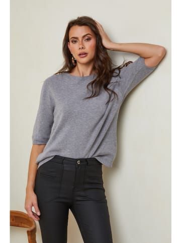 So Cachemire Pullover "Kalocsa" in Grau