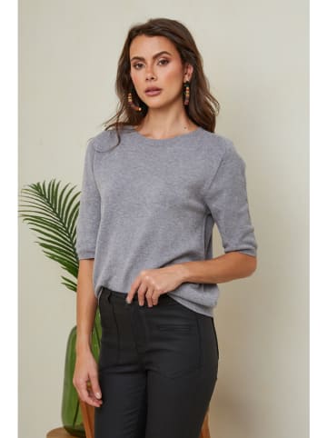 So Cachemire Pullover "Kalocsa" in Grau