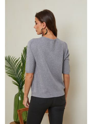 So Cachemire Pullover "Kalocsa" in Grau