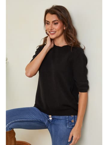 So Cachemire Pullover "Kalocsa" in Schwarz