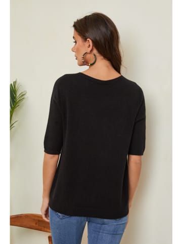 So Cachemire Pullover "Kalocsa" in Schwarz