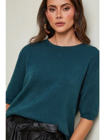 So Cachemire Pullover "Kalocsa" in Dunkelgrün