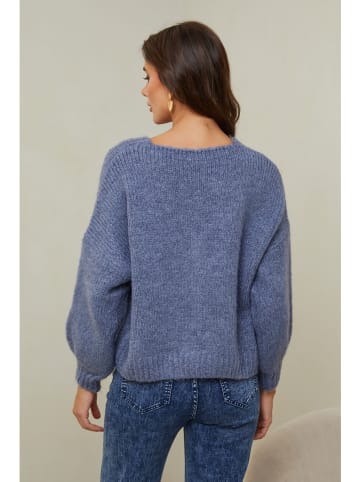 So Cachemire Vest "Lenti" blauw