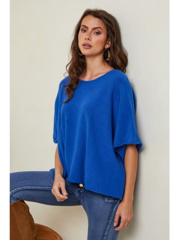So Cachemire Trui "Letavertes" blauw