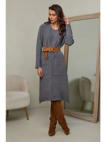 Joséfine Strickkleid "Mahony" in Grau