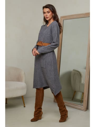 Joséfine Strickkleid "Mahony" in Grau