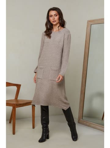 Joséfine Strickkleid "Mahony" in Braun
