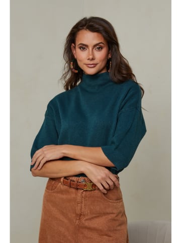 So Cachemire Pullover "Mahouca" in Dunkelgrün
