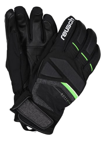 Reusch Funktionsfingerhandschuhe "Storm" in Schwarz/ Grau
