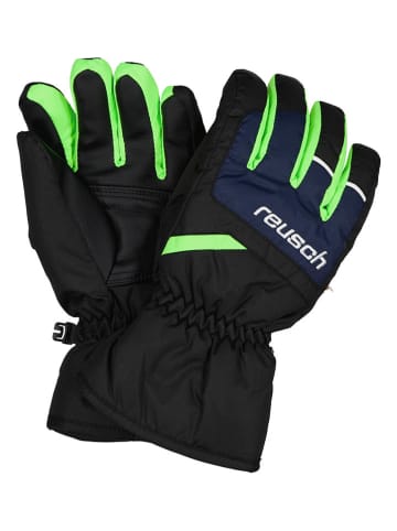 Reusch Rękawiczki funkcyjne "Bennet R-TEX® XT" w kolorze czarno-zielonym