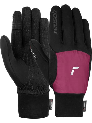 Reusch Funktionsfingerhandschuhe "Garhwal Hybrid" in Schwarz/ Pink