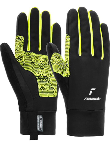 Reusch Langlauf handschoenen "Arien" zwart/geel