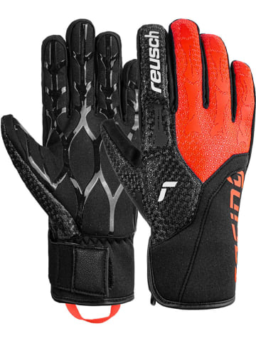 Reusch Funktionsfingerhandschuhe "Worldcup Warrior Speedline" in Schwarz/ Rot