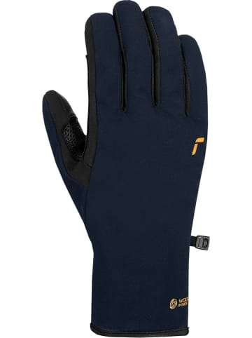 Reusch Functionele handschoenen "Trooper" zwart/donkerblauw/goudkleurig