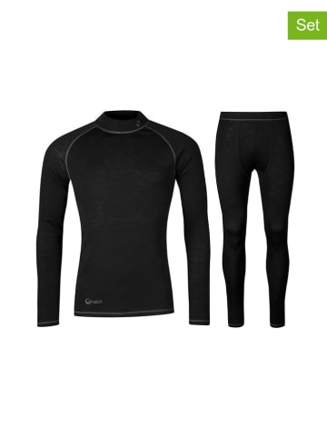 Halti 2-częściowy zestaw termiczny "Neva" w kolorze czarnym