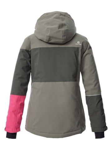 Killtec Ski-/ Snowboardjacke in Grau/ Pink
