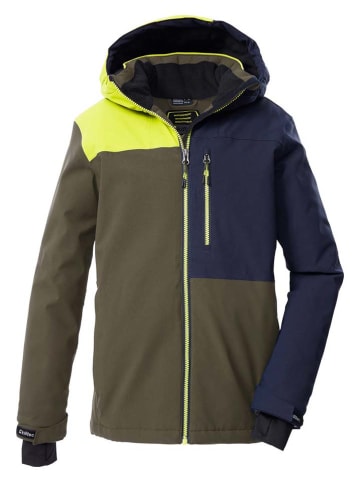 Killtec Ski-/ Snowboardjacke in Khaki/ Dunkelblau