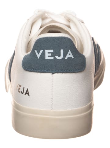 Veja Leder-Sneakers "Campo" in Weiß/ Blau