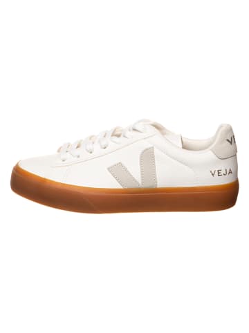 Veja Leder-Sneakers "Campo" in Weiß/ Beige