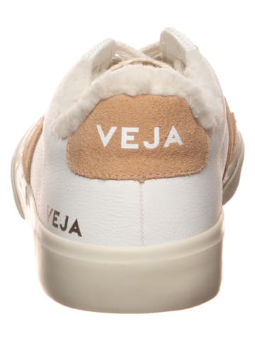 Veja Leder-Sneakers "Campo" in Weiß