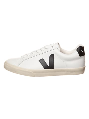 Veja Skórzane sneakersy "Esplar" w kolorze biało-czarnym
