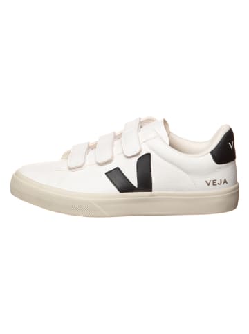 Veja Leren sneakers "Recife" wit/zwart