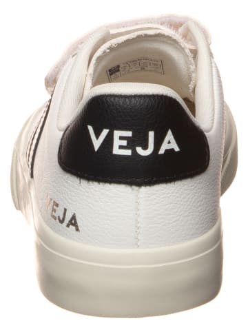Veja Leder-Sneakers "Recife" in Weiß/ Schwarz
